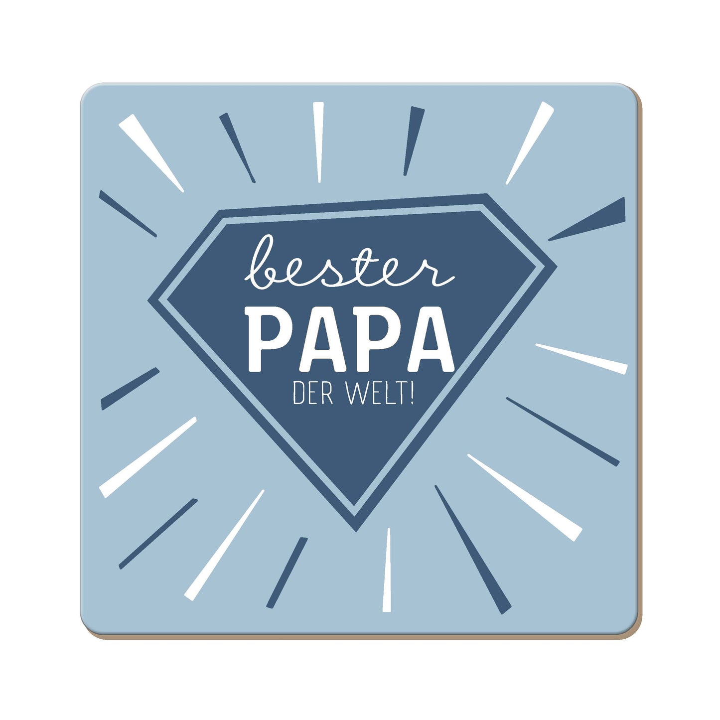 Korkuntersetzer - Bester Papa der Welt
