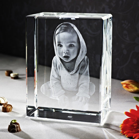 3D Fotos in Glas - Big Block - 10x20x15cm Hochformat