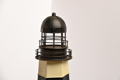 Antiker Dekorationsartikel - Leuchtturm - Spardose - Metall