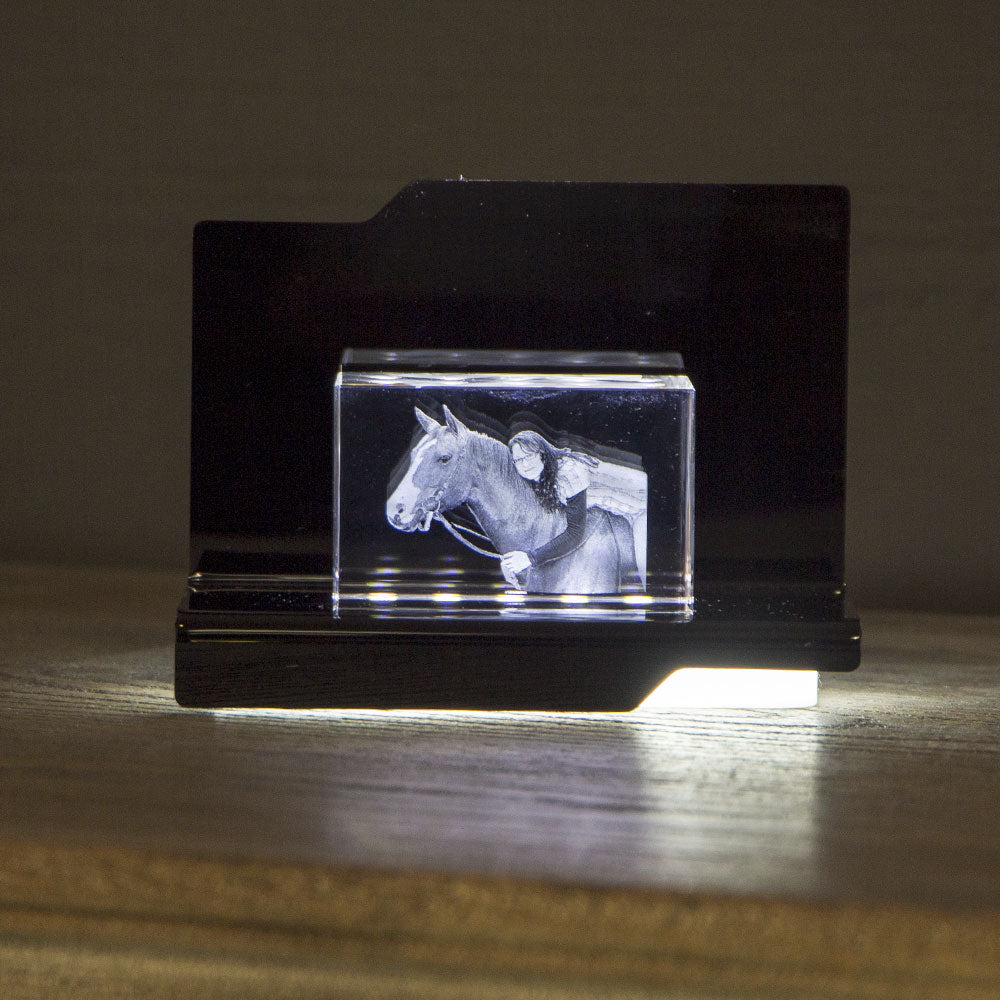 3D Fotos in Glas - Nano - 5x8x4,5cm Querformat
