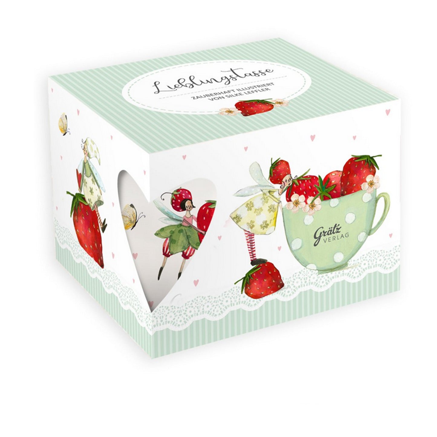 Tasse Erdbeeren - Silke Leffler